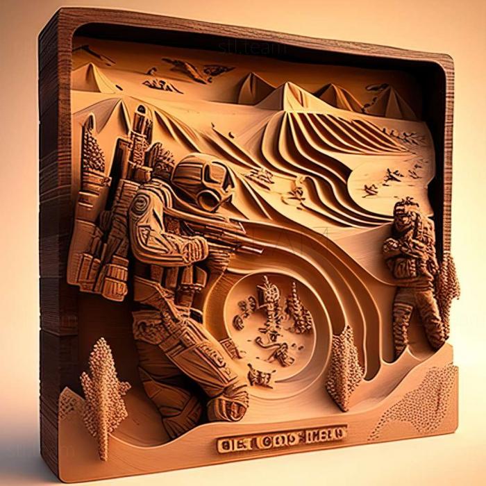 3D модель Игра Tom Clancys GhoRecon: Осада пустыни (STL)